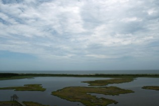 Bodie Island Lighthouse, Marshes and Atlantic Ocean
